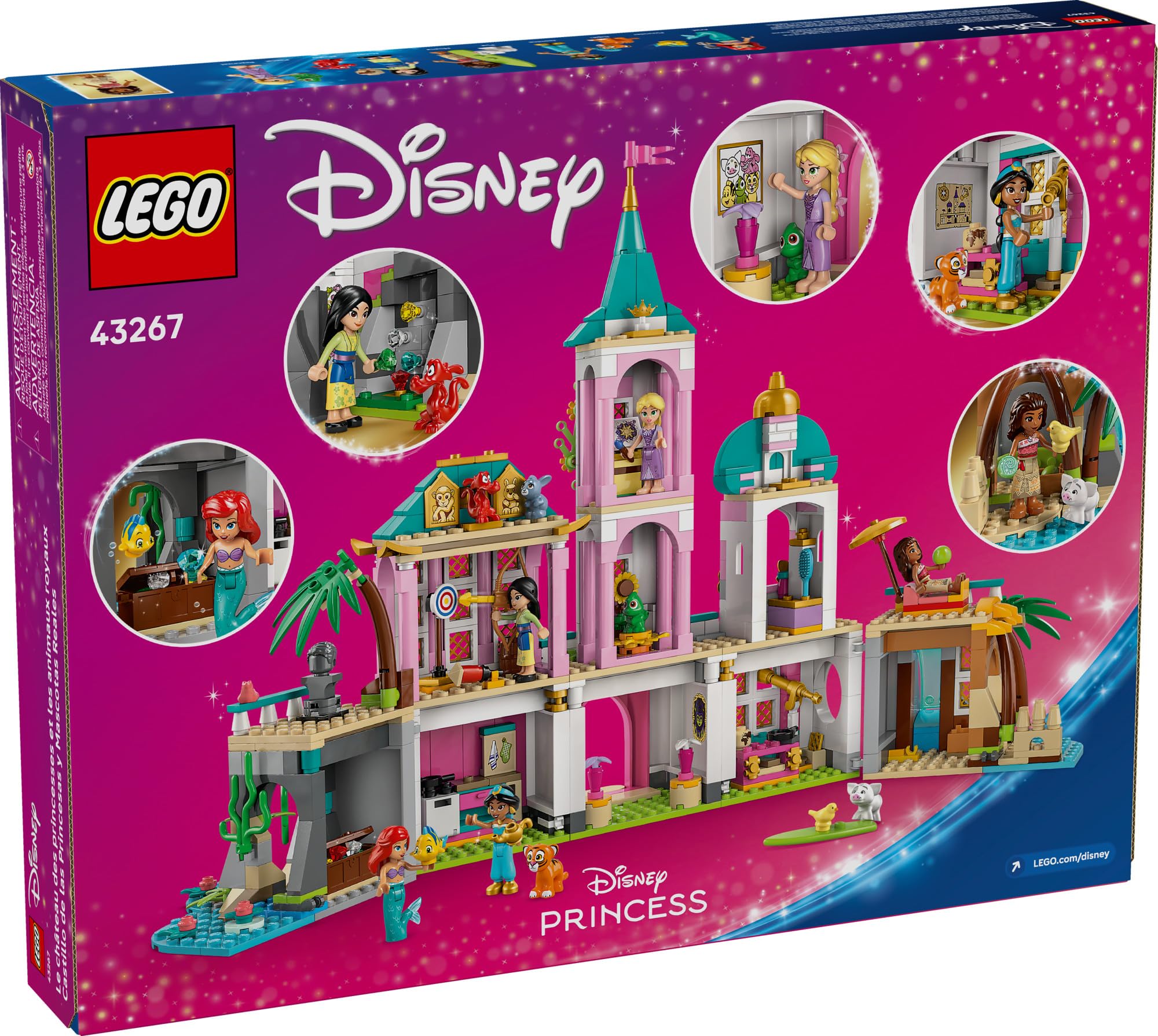 はる Amazon.com: LEGO Disney Princess Castle & Royal Pets Kids Toy